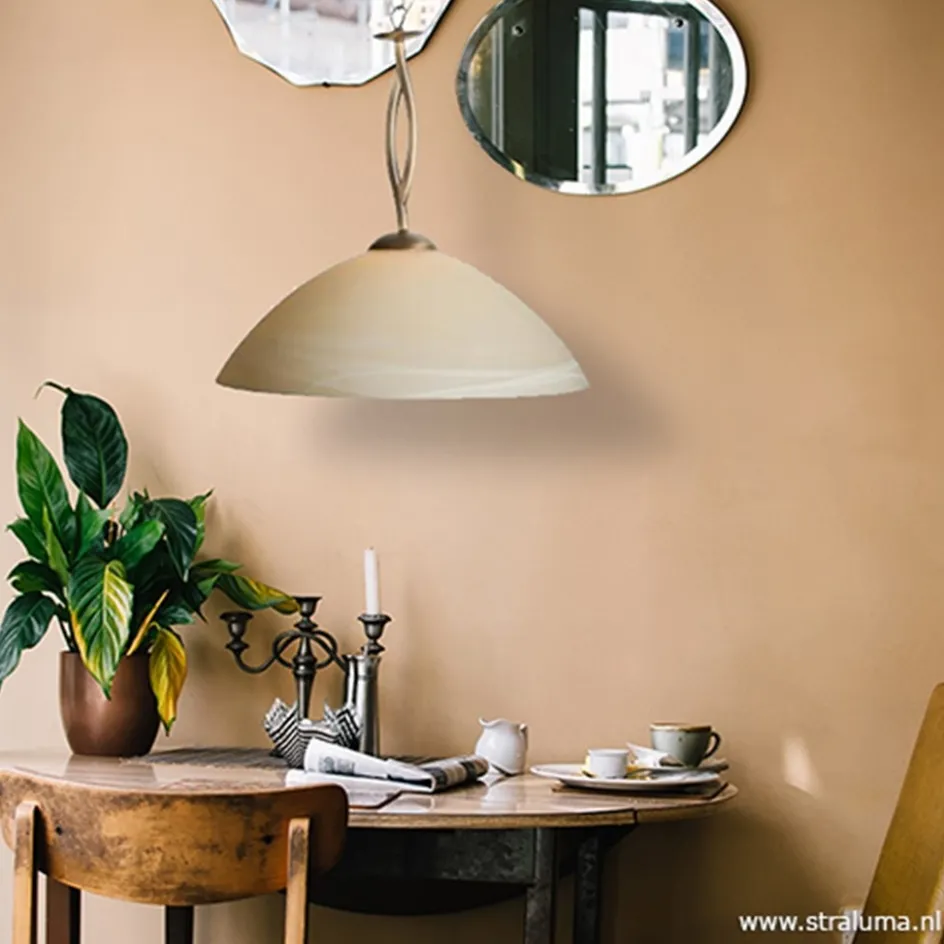 Hanglamp Capri brons/Glas>Straluma New