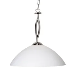 Hanglamp Capri staal/glas woonkamer>Straluma Online