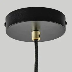 Hanglamp Claire 1L zwart/matgoud><noscript><img width=