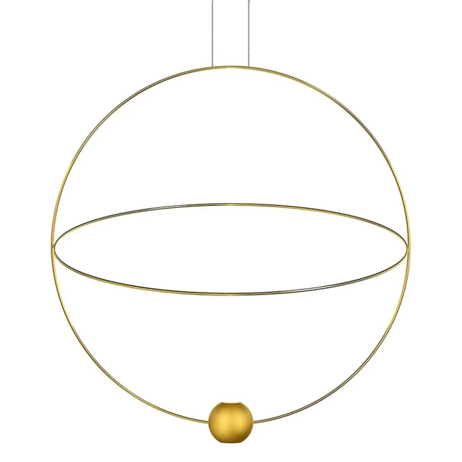 Hanglamp Elara 80 goud>Straluma Outlet