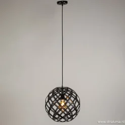 Hanglamp Emma bol zwart 40cm>Straluma Clearance
