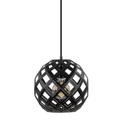 Hanglamp Emma bol zwart 30cm>Straluma Sale