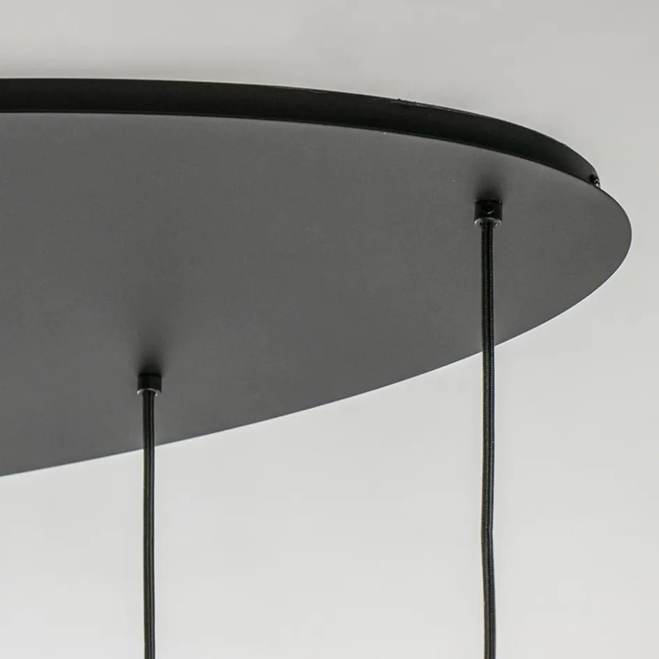 Hanglamp Fantasy Globe 8L zwart+smoke>Straluma Clearance