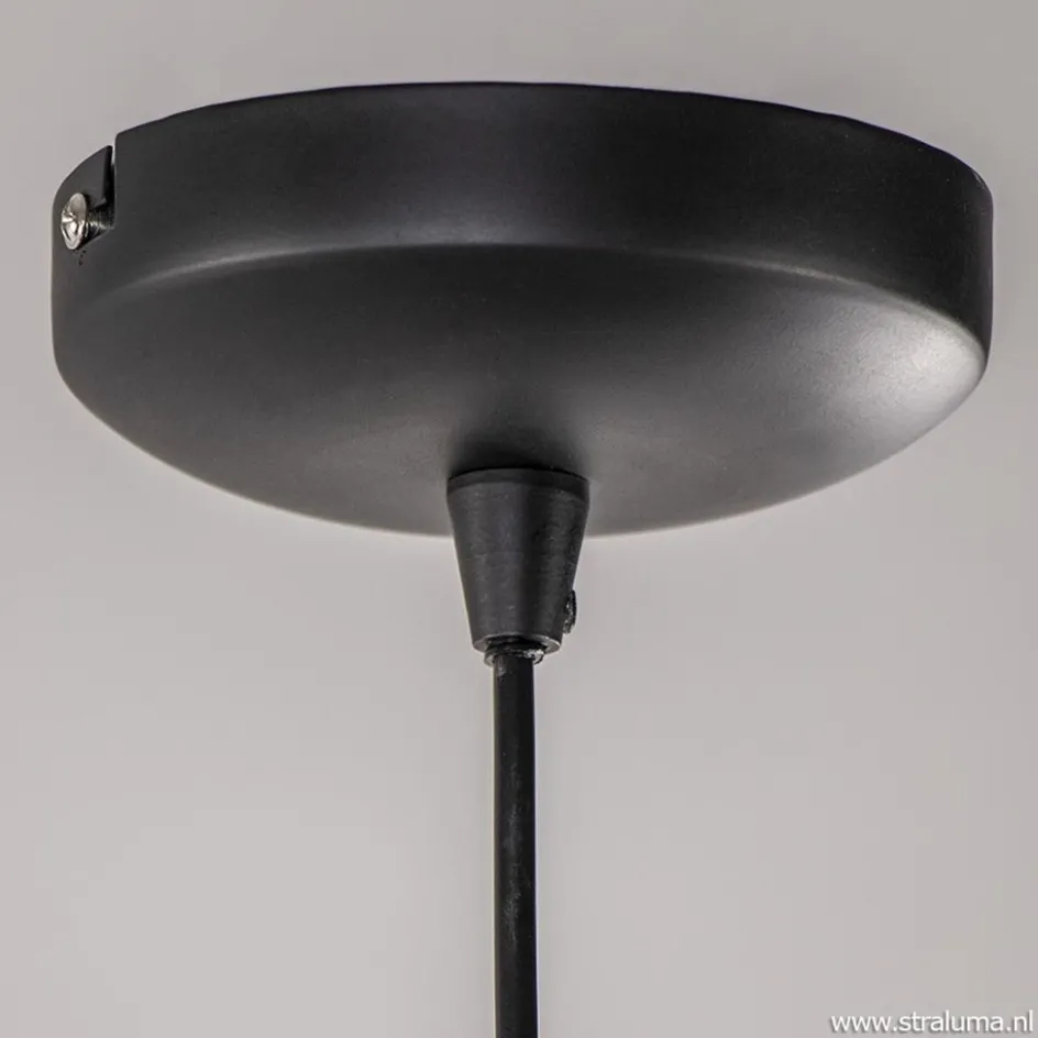 Hanglamp geperforeerd staal brons-bruin>Straluma Online