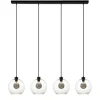Hanglamp glazen bol 4-l modern clear>Straluma Outlet