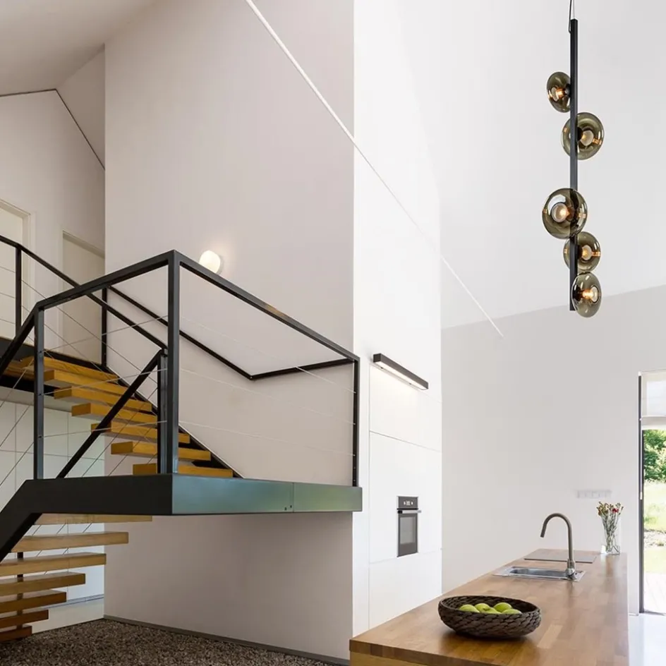 Hanglamp Hoseki verticaal zwart/smoke>Straluma Outlet