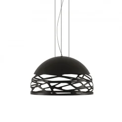 Hanglamp Kelly Dome zwart 50cm>Straluma Discount