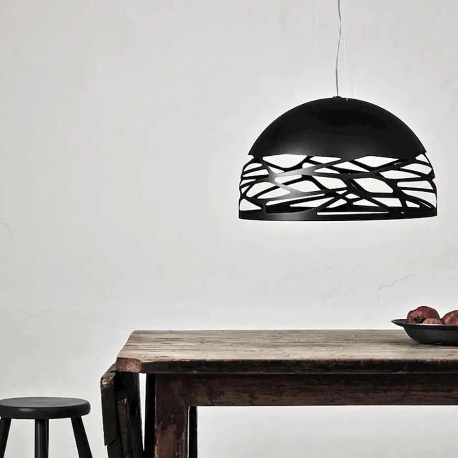 Hanglamp Kelly Dome zwart 50cm>Straluma Discount