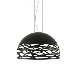 Hanglamp Kelly Dome zwart 60cm>Straluma Discount
