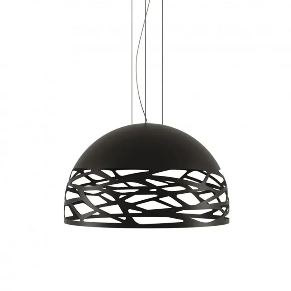 Hanglamp Kelly Dome zwart 60cm>Straluma Discount