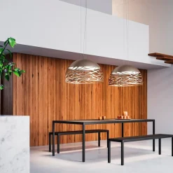 Hanglamp Kelly koepel 50cm champagne><noscript><img width=