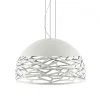 Hanglamp Kelly koepel 80cm wit>Straluma Discount