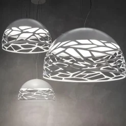 Hanglamp Kelly koepel 50cm wit><noscript><img width=