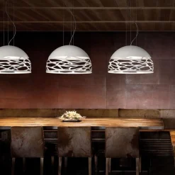 Hanglamp Kelly koepel 60cm wit><noscript><img width=