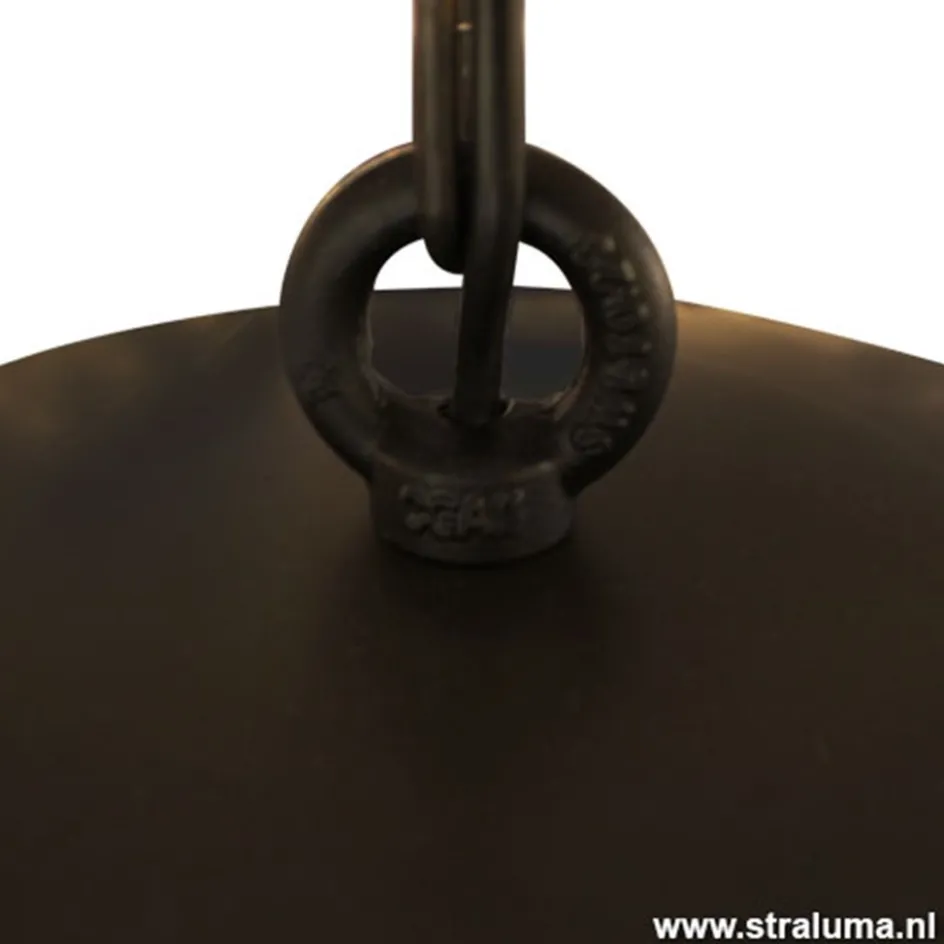 Hanglamp koepel 60cm gunmetal/silverleaf>Straluma Best