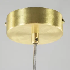Hanglamp 4L brass met opaal bolglas><noscript><img width=