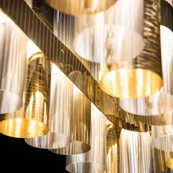 Hanglamp La Lollo linear 140 goud><noscript><img width=