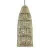 Hanglamp Latika smal zeegras naturel met zwart>Straluma Outlet