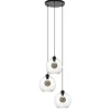 Hanglamp 3-lichts rond glas helder 25 cm>Straluma Hot