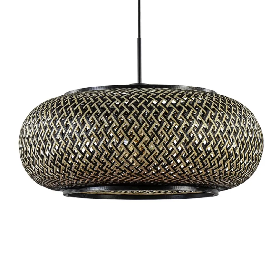 Hanglamp Maze bamboe/zwart 60cm>Straluma Outlet