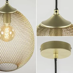 Hanglamp Moroc goud 30cm></noscript>Straluma Discount