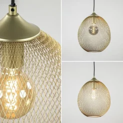 Hanglamp Moroc goud 30cm></noscript>Straluma Discount