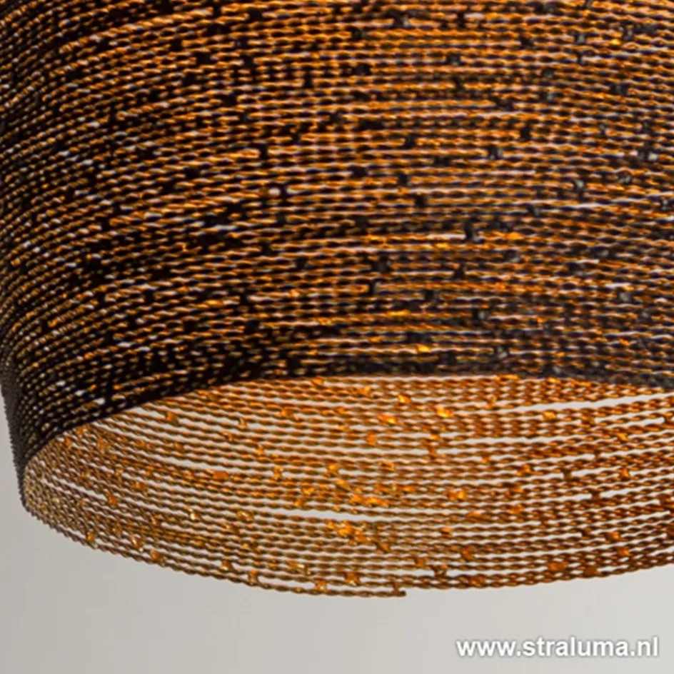 Hanglamp Nayla zwart/matgoud>Straluma New