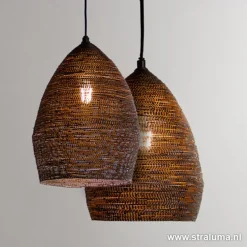 Hanglamp Nayla zwart/matgoud><noscript><img width=