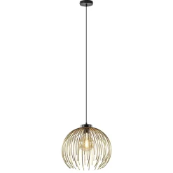 Hanglamp Nest matgoud/zwart>Straluma Discount