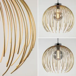 Hanglamp Nest matgoud/zwart><noscript><img width=