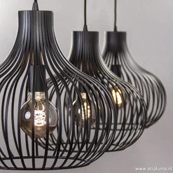 Hanglamp Onion 3L draad zwart><noscript><img width=