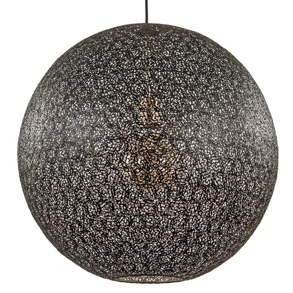 Hanglamp Oronero bol zwart/goud 60cm>Straluma Sale