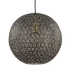 Hanglamp Oronero bol zwart/goud 40cm>Straluma Online