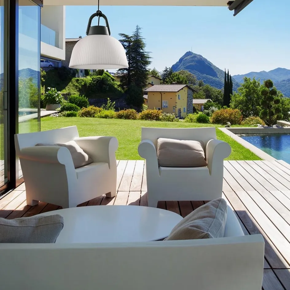 Hanglamp outdoor antraciet met wit IP65>Straluma Online