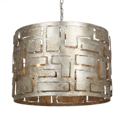 Hanglamp Pablo cil 55cm ambacht.zilver>Straluma New