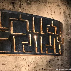 Hanglamp Pablo ovaal ambachtelijk zilver><noscript><img width=