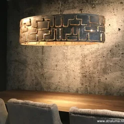 Hanglamp Pablo ovaal ambachtelijk zilver><noscript><img width=