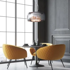 Hanglamp Pearl Raindrops smokey glas><noscript><img width=