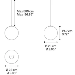 Hanglamp Random Solo 23cm smoke>Straluma Clearance