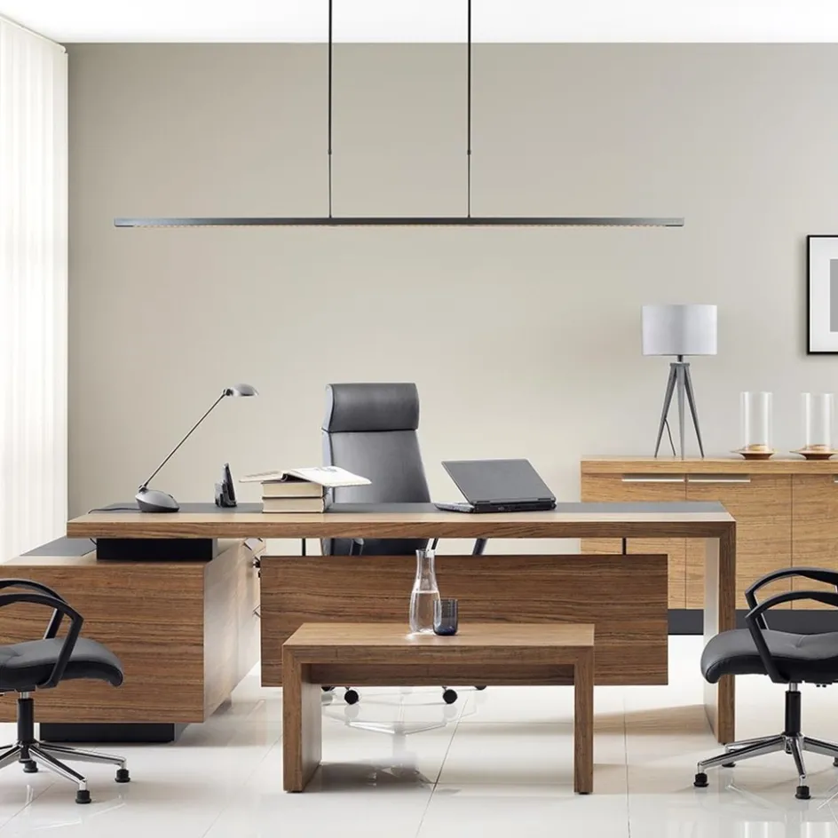 Hanglamp Real zwart up+down 2xpush dtw>Straluma Discount