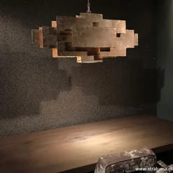 Hanglamp rechthoek speels antiek zilver><noscript><img width=