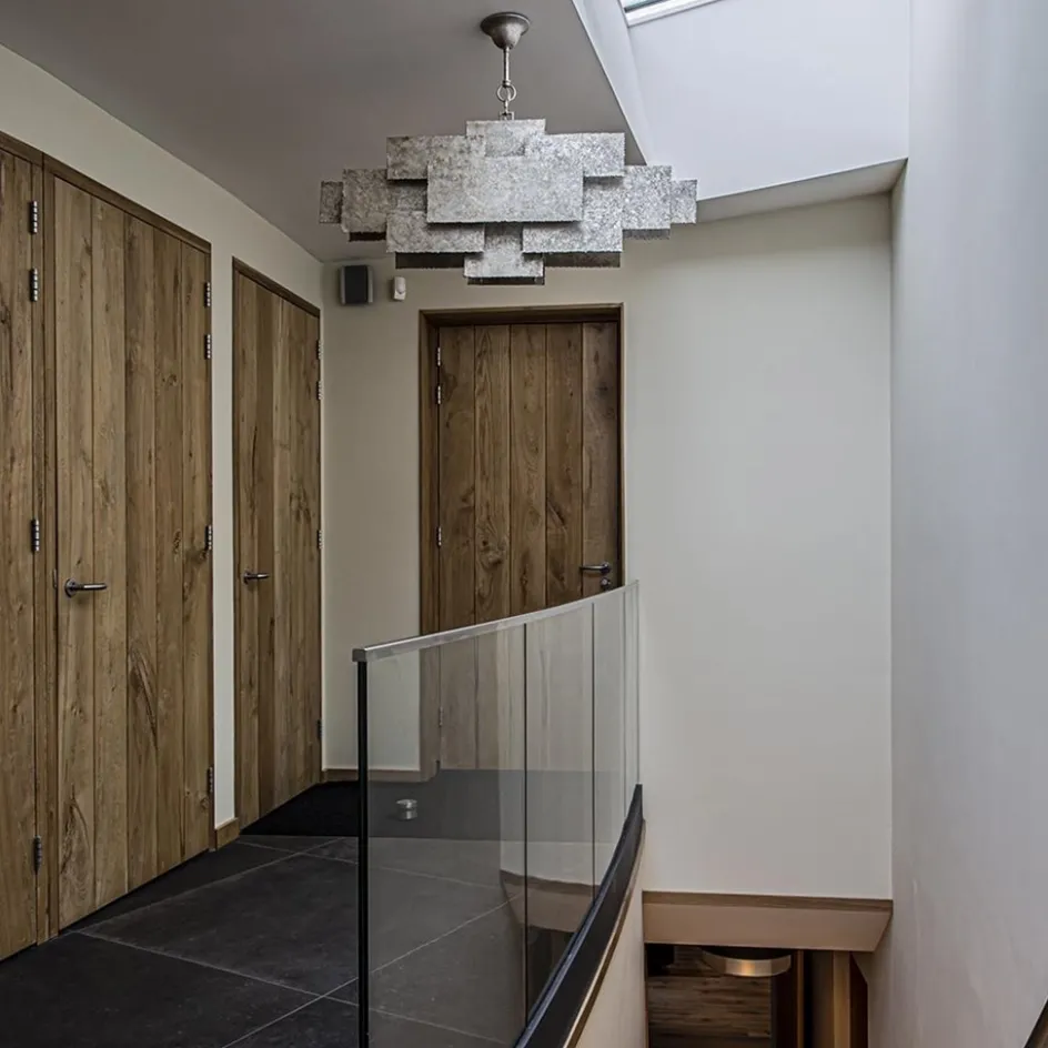 Hanglamp rechthoek speels antiek zilver>Straluma Discount