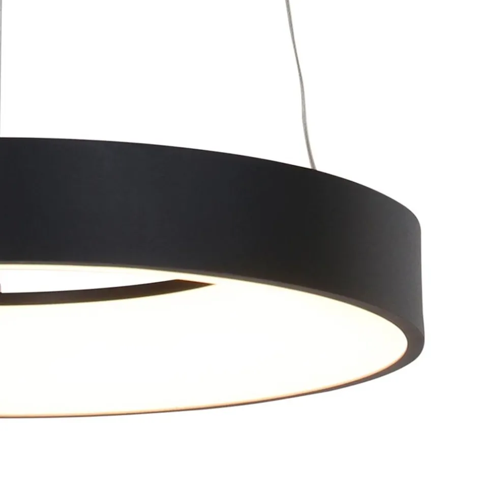 Hanglamp Ringlede zwart 48cm>Straluma Hot