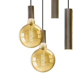 Hanglamp Riva 5l rond platinum><noscript><img width=