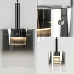 Hanglamp Salerno 3L zwart/gradient smoke><noscript><img width=