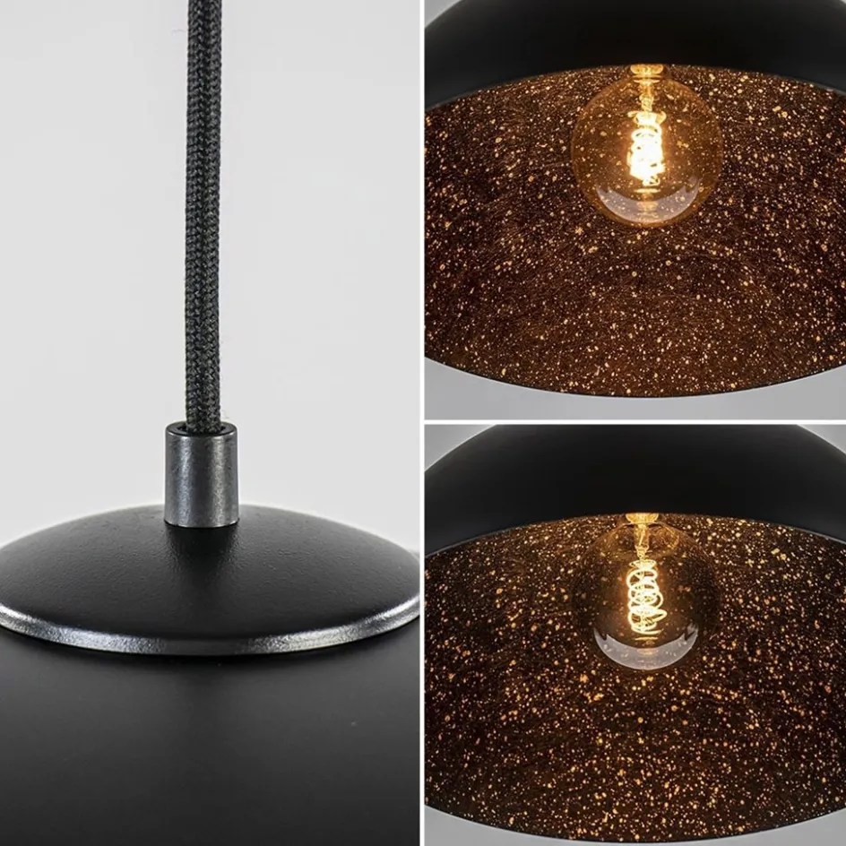 Hanglamp Sfera 50 zwart/goud>Straluma