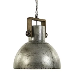 Hanglamp Shelly industrieel zink/hout>Straluma Hot