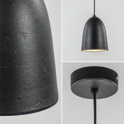 Hanglamp Sumera robuust metaal zwart/goud></noscript>Straluma