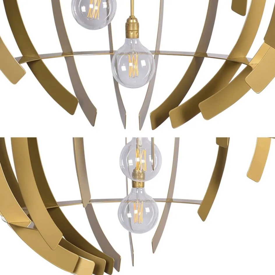 Hanglamp Terra 100cm goud>Straluma Discount