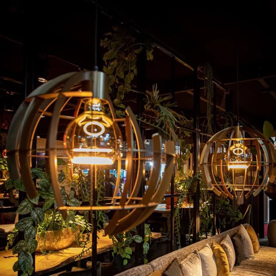 Hanglamp Terra 60cm oud messing>Straluma Outlet